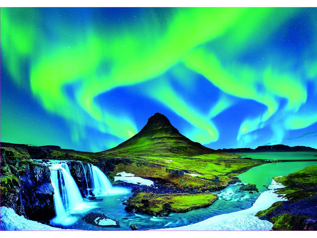 Puzzle 1.500 Aurora Boreal Islandia Educa 19041