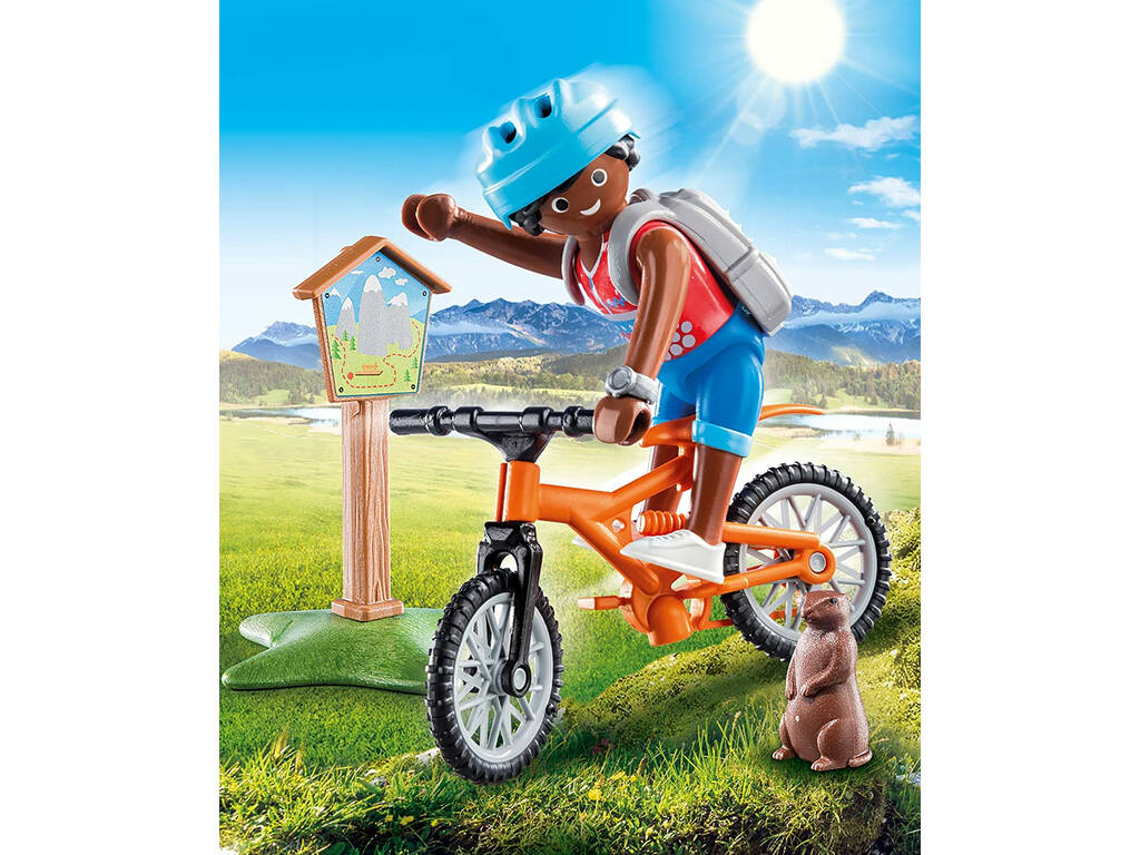 Playmobil Ciclista de montanha 70303