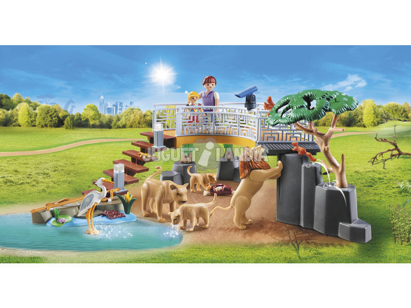 Playmobil Famille de Lions avec Végétation 70343