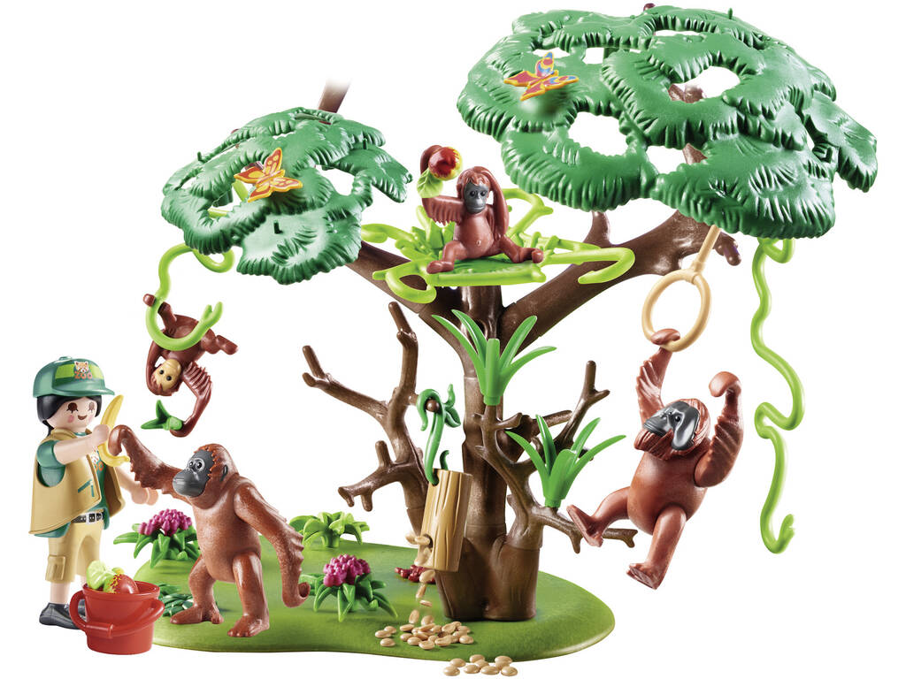 Playmobil Orangutanes con Árbol 70345