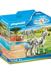 Playmobil Zebras avec bébé 70356