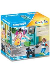 Touristes Playmobil avec caissier 70439