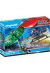 Playmobil City Action Perscution en Parachute 70569