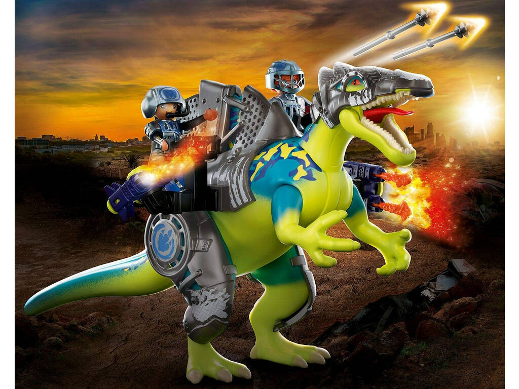 Playmobil Dinos Spinosaurus doppio potere di difesa 70625