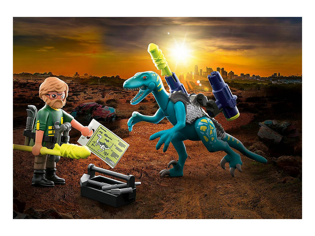 Playmobil Dinos Uncle Rob Waffen für die Krieg 70629