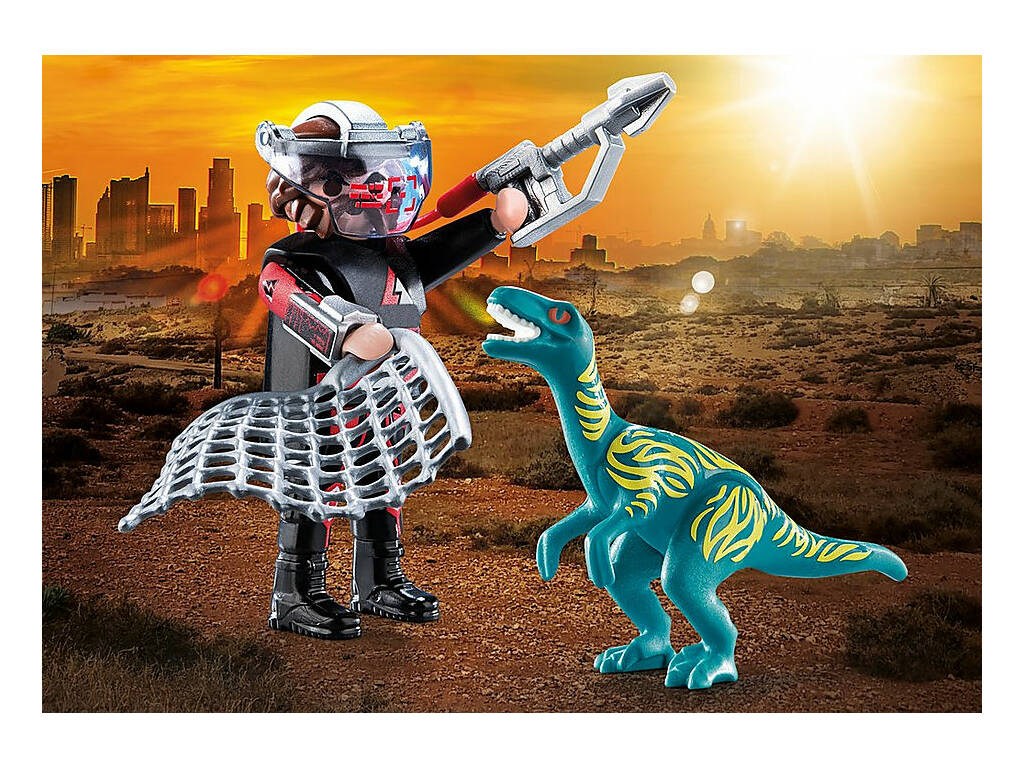 Playmobil Dinos Duopack Velociraptor e Saqueador 70693