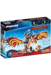 Playmobil How to Train Your Dragon Racing Hooks et Snotty Muttley 70731