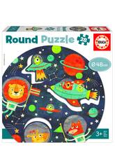 Round Puzzle 28 Piezas El Espacio Educa 18908