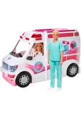 Barbie Véhicule Clinique pour Soins Mattel GMG35