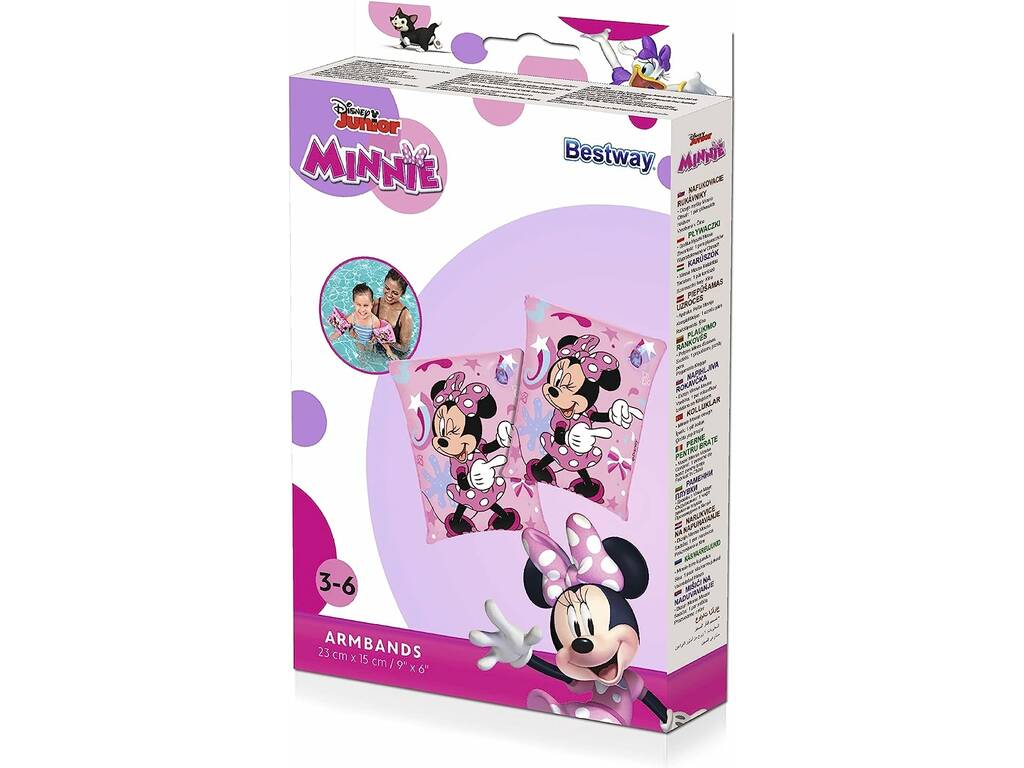 Braçadeiras Minnie Mouse 23x15cm Bestway 91038