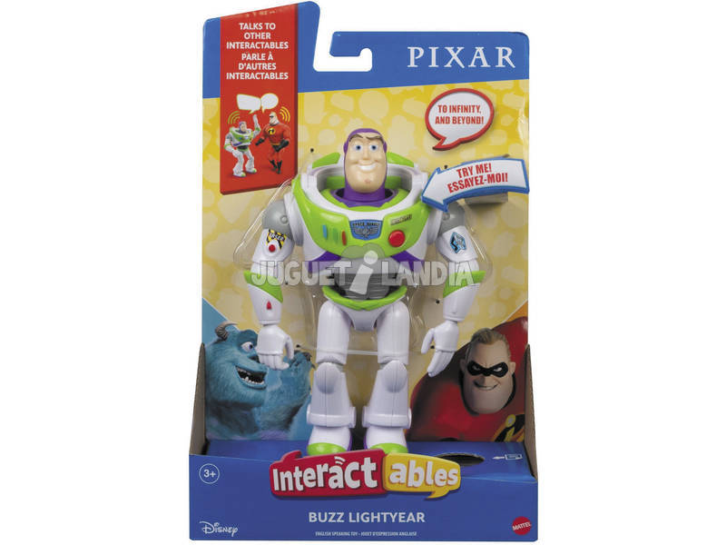 Pixar Toy Story Interactive Buzz Figure Mattel HBK96