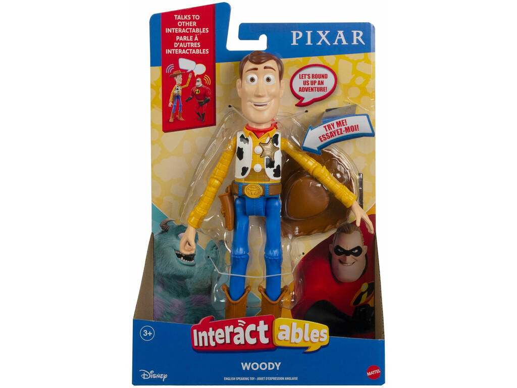 Pixar Toy Story Figura interattiva di Woody Mattel HBK99