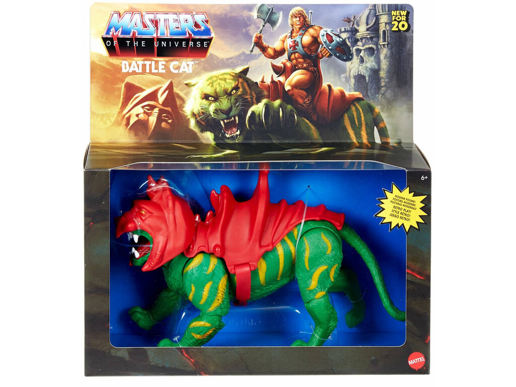 Masters Del Universo Figura Retro Battle Cat Mattel GNN70