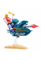 Masters of the Universe Véhicule Sky Sled avec Figurine Retro Prince Adam Mattel GPP30