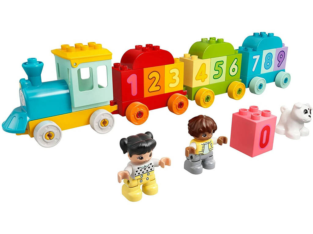 Lego Duplo treno dei numeri: imparare a contare 10954