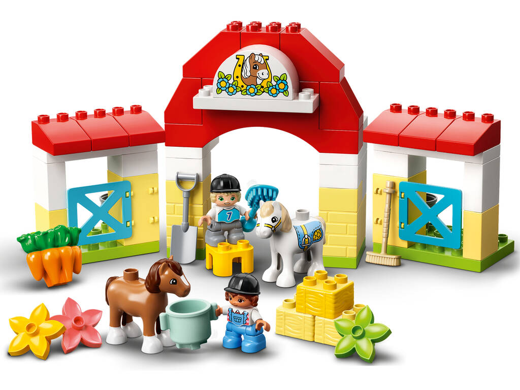 Lego Duplo Town Stalla con pony 10951