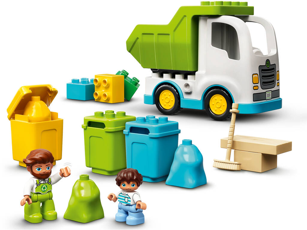 Lego Duplo camion dei rifiuti e del riciclaggio 10945