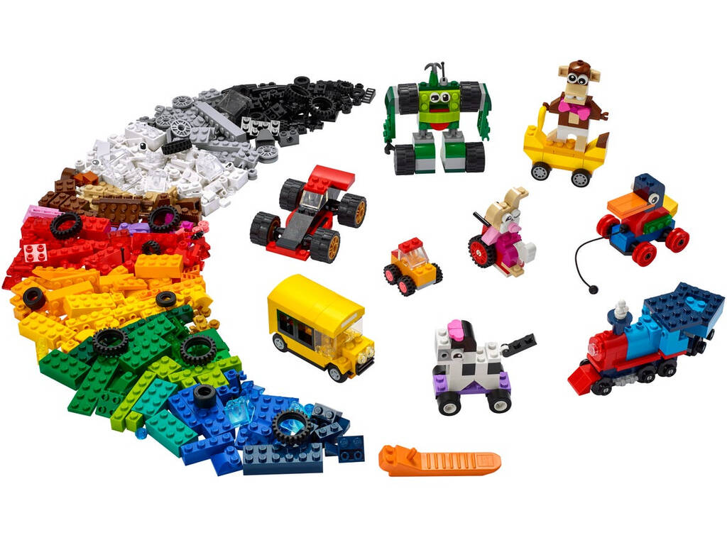 Lego Classic Mattoncini e ruote 11014