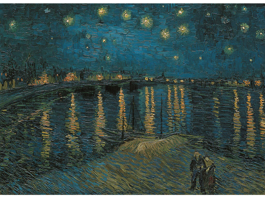 Puzzle 1000 Van Gogh : Nuit étoilée Rodano Clementoni Iberica 39344