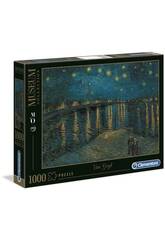 Puzzle 1000 Van Gogh: Sternennacht über der Rhone Clementoni Iberica 39344