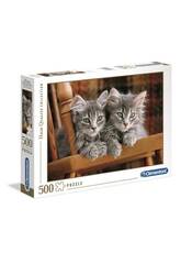 Puzzle 500 Gatitos Clementoni 30545