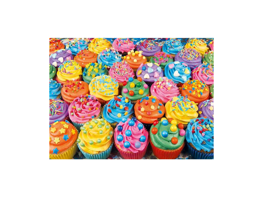 Puzzle 500 Colourful Cupcakes Clementoni 35057