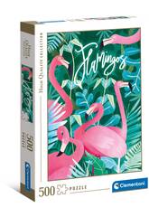 Puzzle 500 Flamingos Clementoni 35101