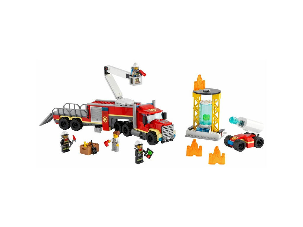 Lego City L'unité de commandement des pompiers 60282