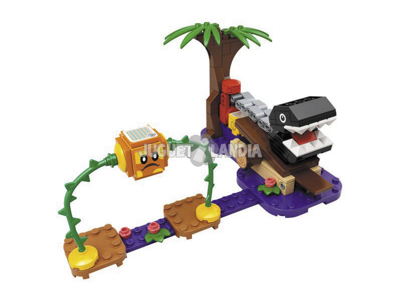 Lego Super Mario Erweiterungsset Schlacht im Dschungel gegen den Chomp Cadenas 71381