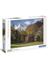 Puzzle 2000 Fascination With Matterhorn Clementoni 32561