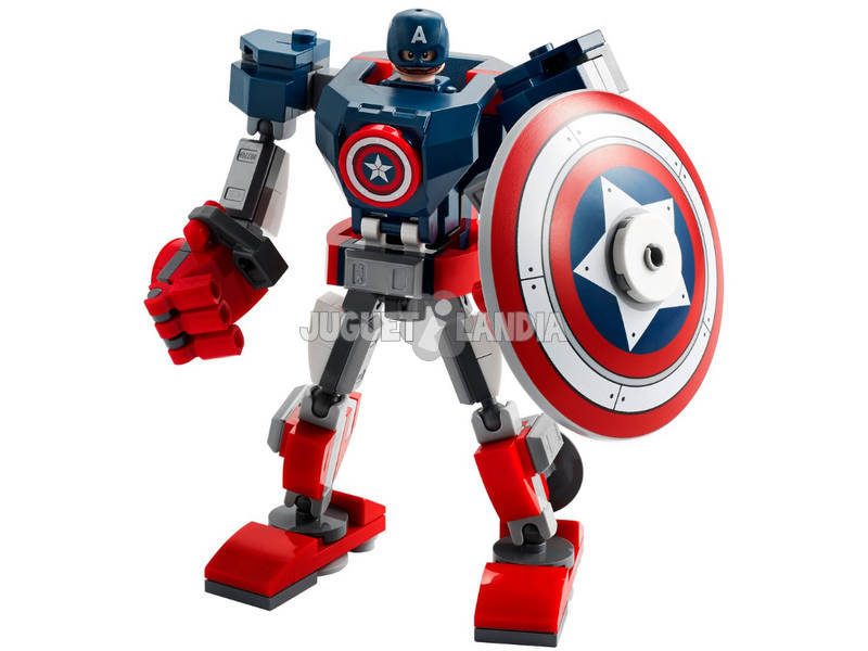 Lego Súper Héroes Avengers Armadura Robótica do Capitão América 76168