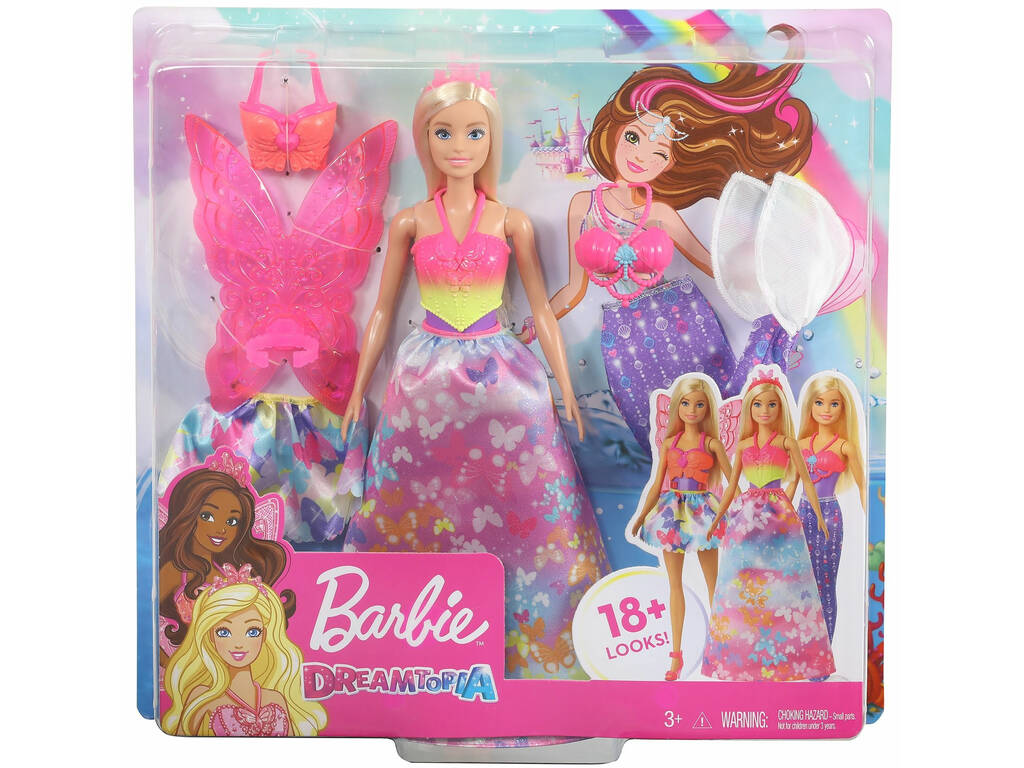 Barbie Dreamtopia Fashion Looks Mattel GJK40
