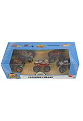 Hot Wheels Monster Truck Pack 5 Veh�culos 1:64 Mattel GBP31