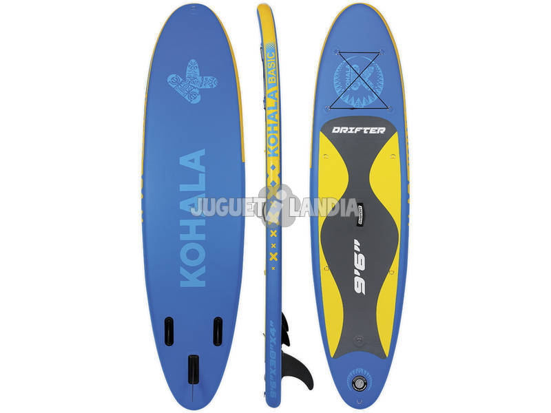 Paddle Board Surf Stand-Up Kohala Drifter 290x75x15 cm. Ociotrends KH29010
