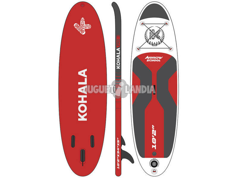 Tavola Paddle Surf Stand-Up Kohala Arrow School 310x84x12 cm. Ociotrends SCH31011