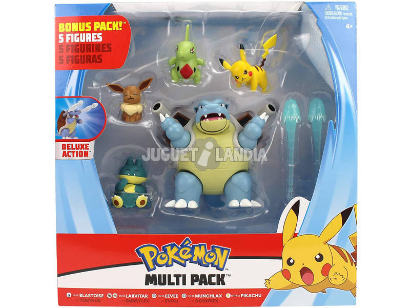 Pokémon Pack 5 Combat-Figuren Bizak 6322 2046