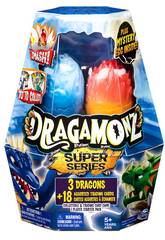 Dragamonz Multi Pack Surprise avec 3 Dragons et 18 Cartes TCG Bizak 6192 6903
