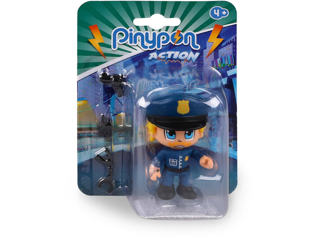 Pin y Pon Action Serie 3 Figura Policía 700016262