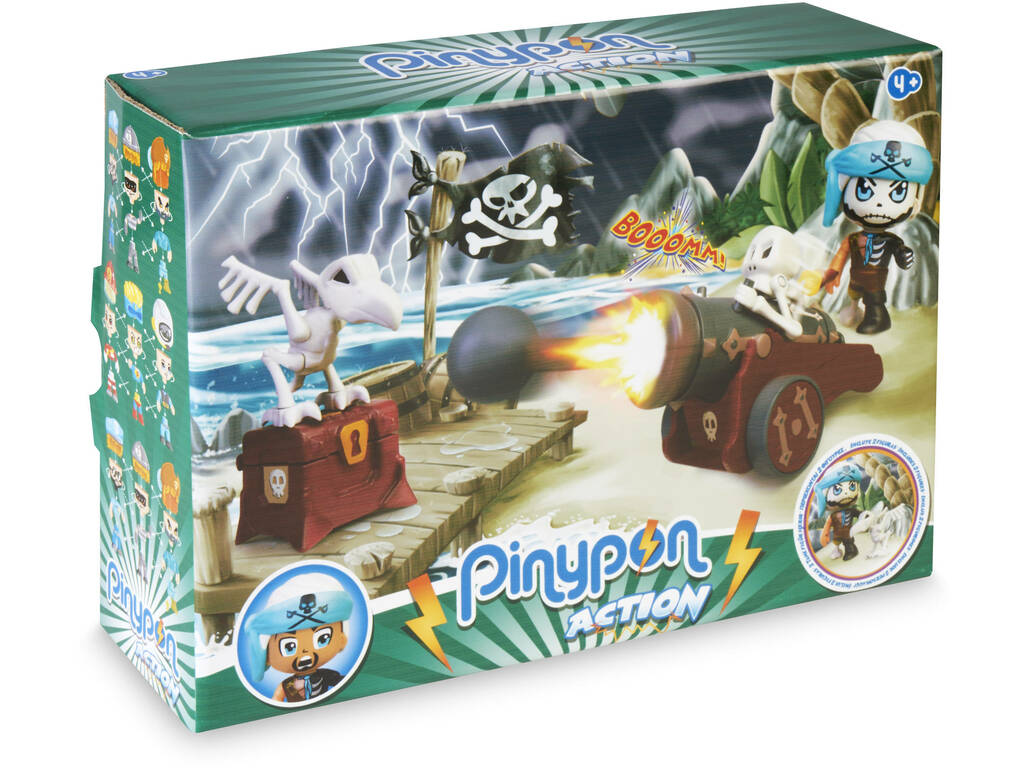 Pinypon Action Canhão Pirata Fantasma Famosa 700016238