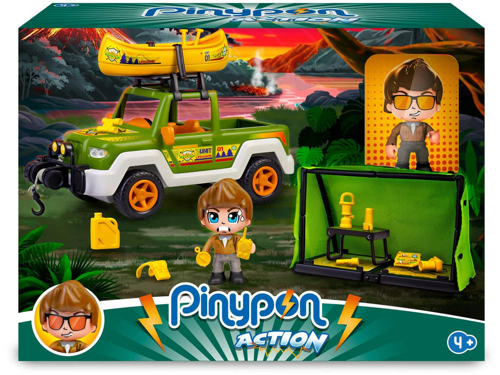 Pinypon Action Wild Pick Up Canoa Famosa 700016301