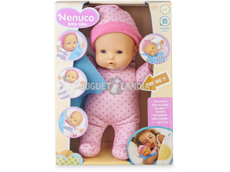 Nenuco Puppe Baby Talks: Wir schlafen! Famosa 700016280
