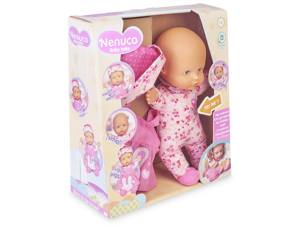 Nenuco Puppe Baby Talks: Wir kleiden uns! Famosa 700016282
