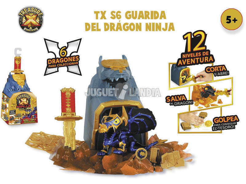 Tesoro X Ninja Oro Guarida Del Dragón Famosa 700016681