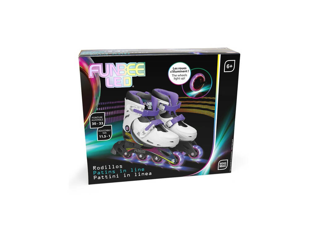 Inline-Skates Led Rädern T1 D´Arpeje OFUN017-LED