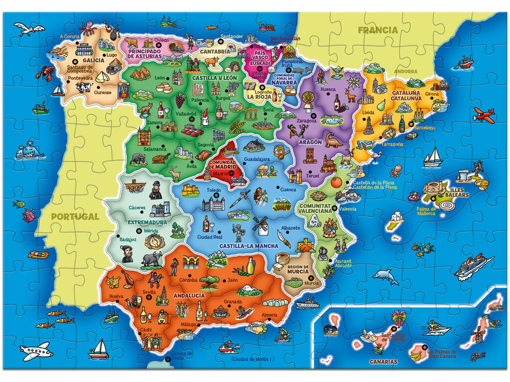 Province e Autonomie di Spagna Diset 68942