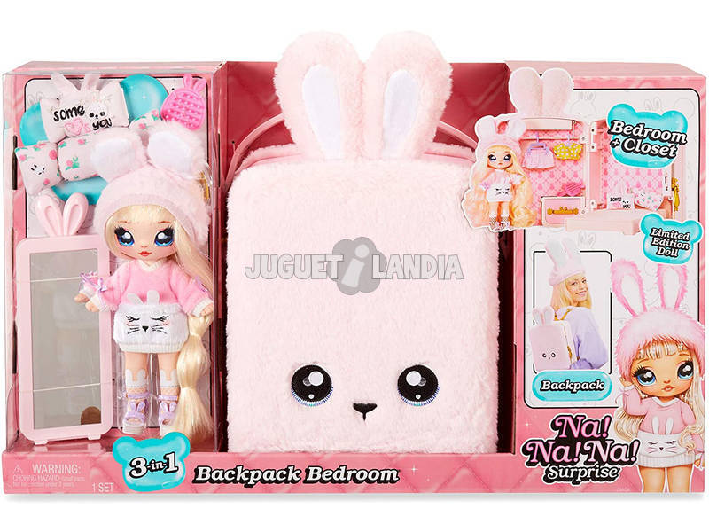 Na! Na! Na! Surprise Rucksack mit Puppe Exclusiva Color Rosa MGA 569732