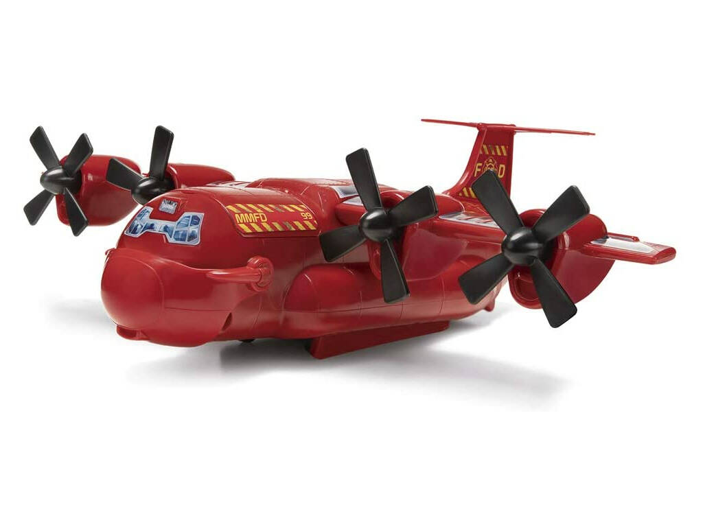 Micromachines Avion de Transport d'Incendie et de Sauvetage Toy Partner