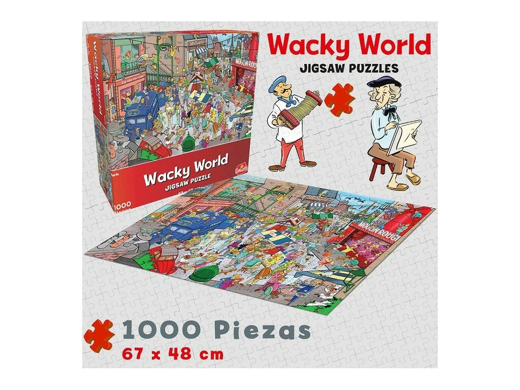 Puzzle 1.000 Wacky World París Goliath 919242