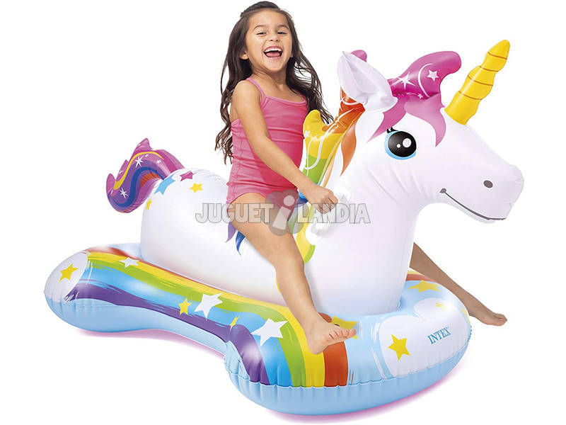 Gonfiabile Unicorno Ride On Gonfiabile Unicorno 163x86 cm Intex 57552