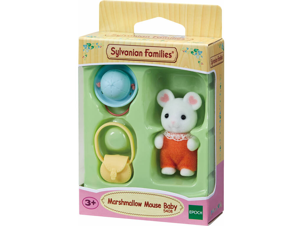 Sylvanian Families Baby Mouse Marshmallow Epoch Mouse To Imagine 5408